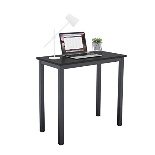 Need Small Computer Desk 31.5 inches Sturdy Writing Desk for Small Spaces, Small Desk Teens Desk Study Table Laptop Desk,Black A