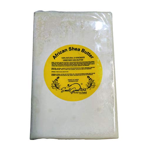 smellgood Raw Unrefined Ivory Shea Butter TOP GRADE Ghana 10 LBS