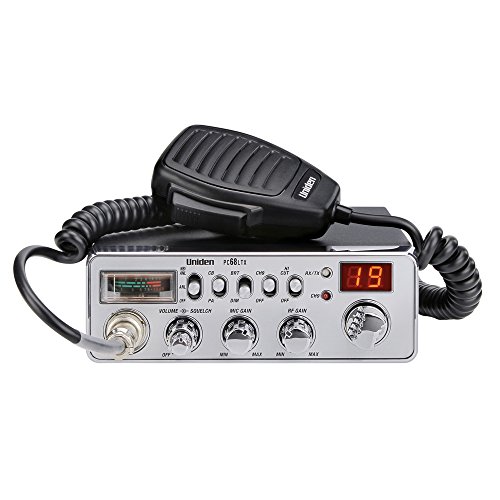 Uniden PC68LTX 40-Channel CB Radio with PA/CB Switch, RF Gain Control, Mic Gain Control, Analog S/RF Meter, Instant Channel 9, A