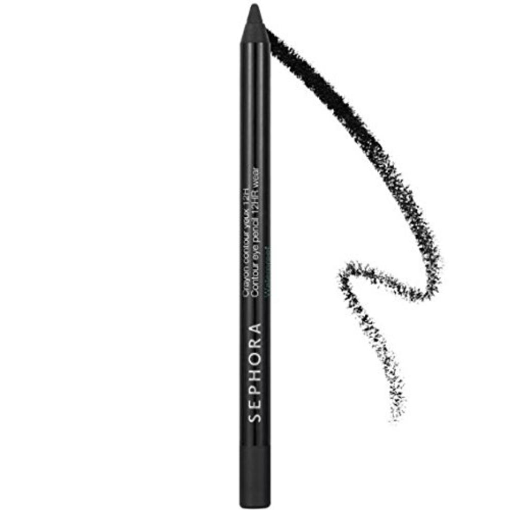 SEPHORA COLLECTION Contour Eye Pencil 12hr Wear Waterproof 0.04 Oz 01 Black Lace - Black
