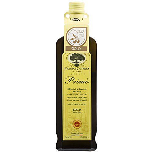 Frantoi Cutrera - Primo - Cold Extracted Extra Virgin Olive Oil, Imported from Italy, 25.4 fl oz (Pack of 1)