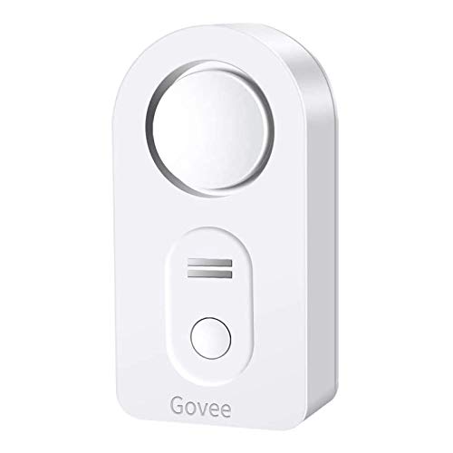 Govee Water Detectors, 100dB Adjustable Audio Alarm Sensor, Sensitive Leak and Drip Alert, for Kitchen Bathroom Basement (Batter