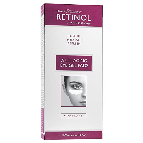 Retinol Anti-Aging Eye Gel Pads ? The Original Retinol Instant De-Puff Treatment ? Soothing Vitamin A Eye Gel Pads Reduce Puffin