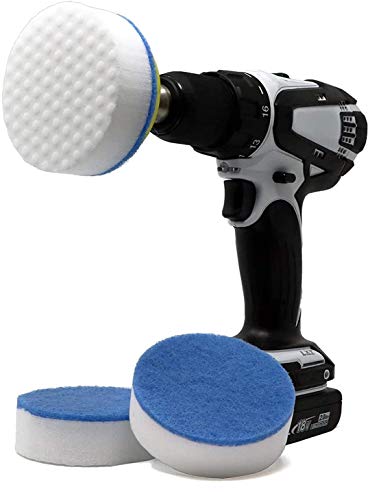 RotoEraser | Drill Powered Magic Cleaning Eraser Sponges | High Density Melamine Scrubber Pads with Drill Attachment for The Bat