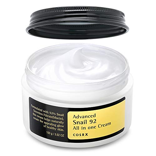 COSRX Advanced Snail 92 All in One Repair Cream 3.52 oz / 100g | Snail Secretion Filtrate 92% for Moisturizing | Korean Skin Car