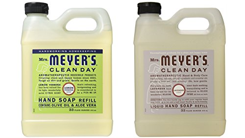 MRS. MEYERS CLEAN DAY Liquid Hand Soap Lavender & Lemon Verbena, 33 Oz Refill (Each)