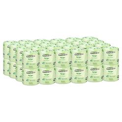 Marcal Pro Toilet Paper 100% Recycled - 2 Ply, White Bath Tissue, 242 Sheets Per Roll - 48 Individually Wrapped Rolls Per Case G