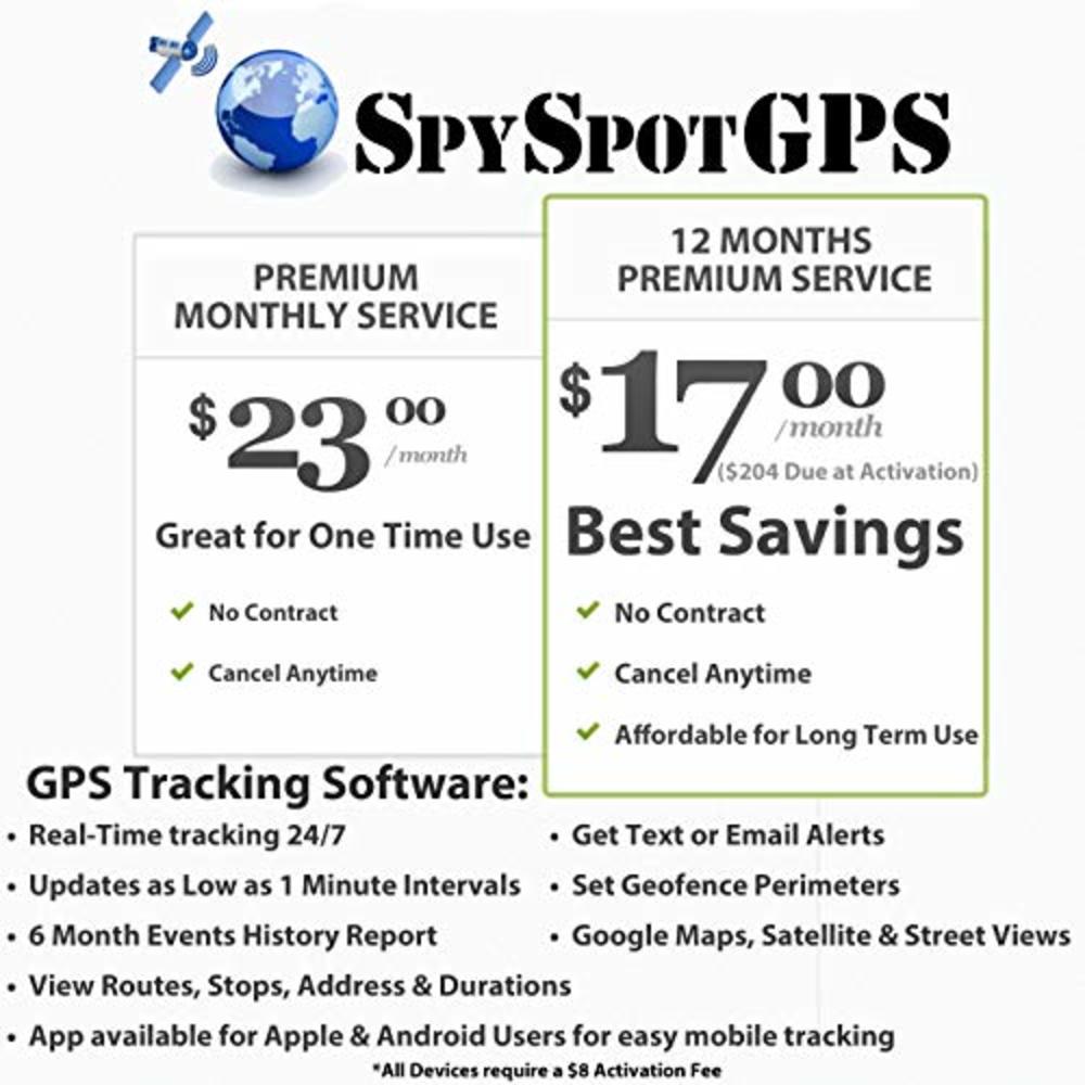 Spy Spot 4G Hard Wire Kill Switch GPS Vehicle Tracker - Remotely Disable the Ignition from Any Location - Locator Tracking Devic