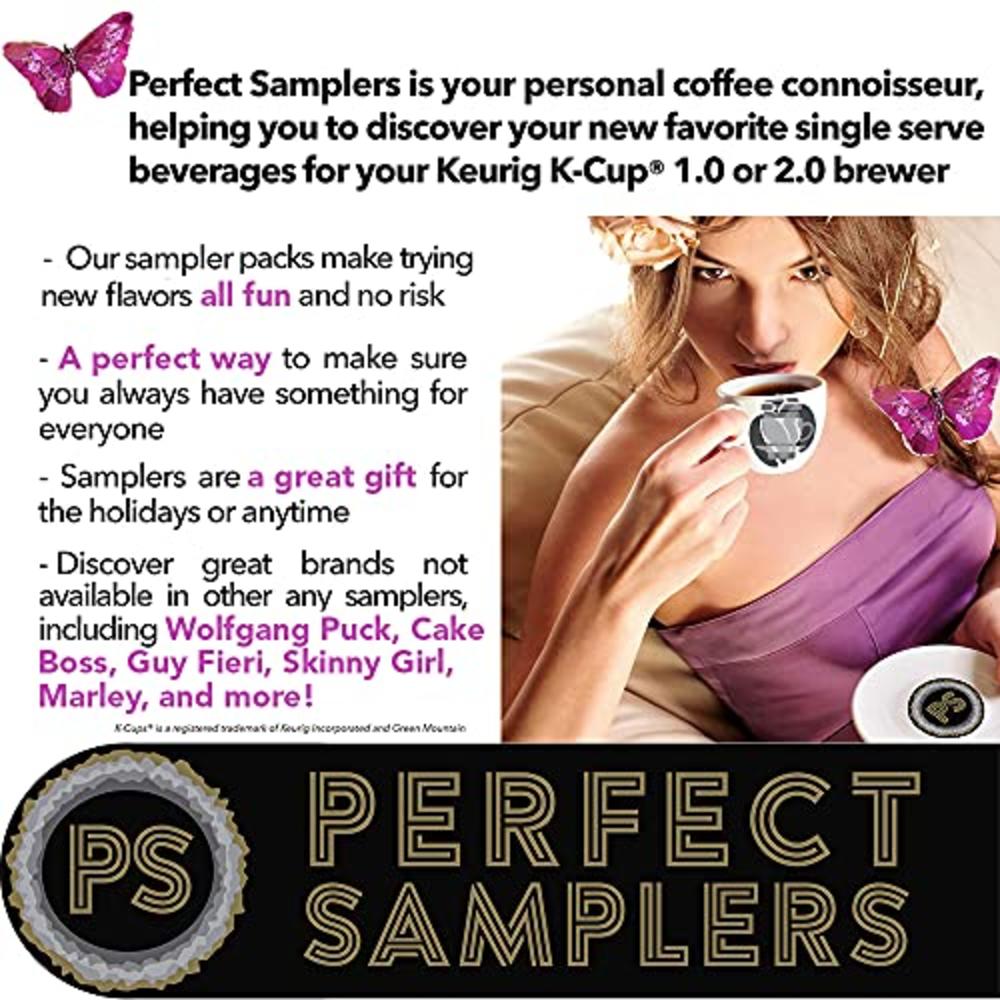 Crazy Cups Coffee Single Serve For Keurig K Cup Brewers Variety Pack Sampler, Flavored, 40 Count