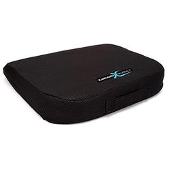 Xtreme Comforts Large Seat Cushion with Carry Handle and Anti Slip Bottom Gives Relief from Back Pain