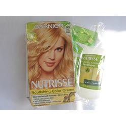 Garnier Nutrisse Nourishing Color Creme # 93 Light Golden Blonde by Garnier for Unisex - 1 Application Hair Color