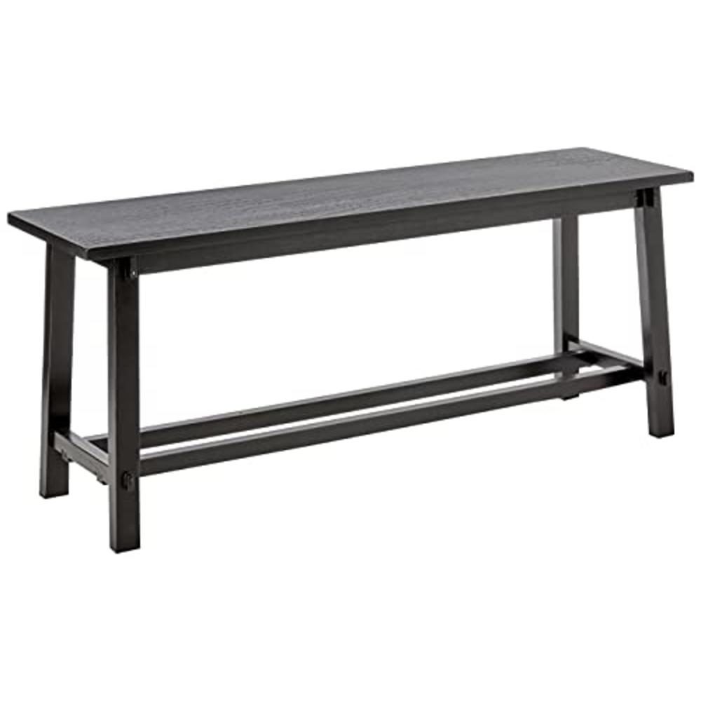 Decor Therapy Décor Therapy Kyoto Black Bench, 42w 11.8d 17.75h,