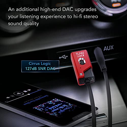 Op de kop van Circulaire Veraangenamen GT0010101-1 TUNAI Firefly Chat LDAC Bluetooth Adapter - Hifi Wireless  Bluetooth 5.0 Receiver with USB DAC 3.5mm AUX for Car/ Home Stereo Mus