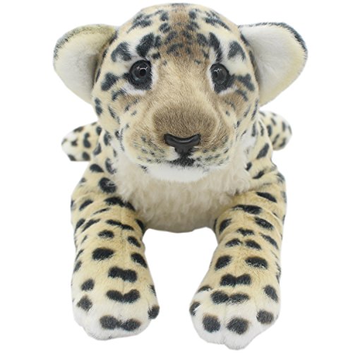 tagln TAGLN The Jungle Animals Stuffed Plush Toys Cheetah Tiger Panther  Lioness Pillows (Brown Leopard, 16 Inch)