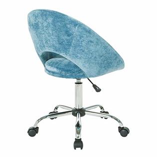 OSP Home Furnishings Milo Office Chair, Royal Blue