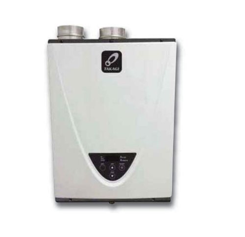 Takagi T-H3J-DV-N Condensing High Efficiency Natural Gas Indoor Tankless Water Heater, 6.6-Gallon Per Minute