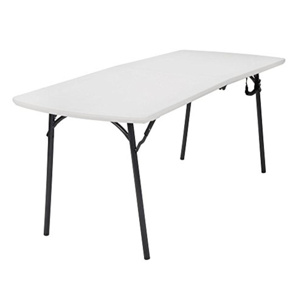 CoscoProducts Cosco Products Diamond Series 300 lb. Weight Capacity Folding Table, 6 X 30", White