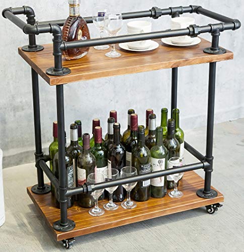 DOFURNILIM Industrial Bar Carts/Serving Carts/Kitchen Carts ...