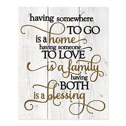 MRC Wood Products Having Somewhere To Go Is A Home Printed Wood Wall Sign (12x15)