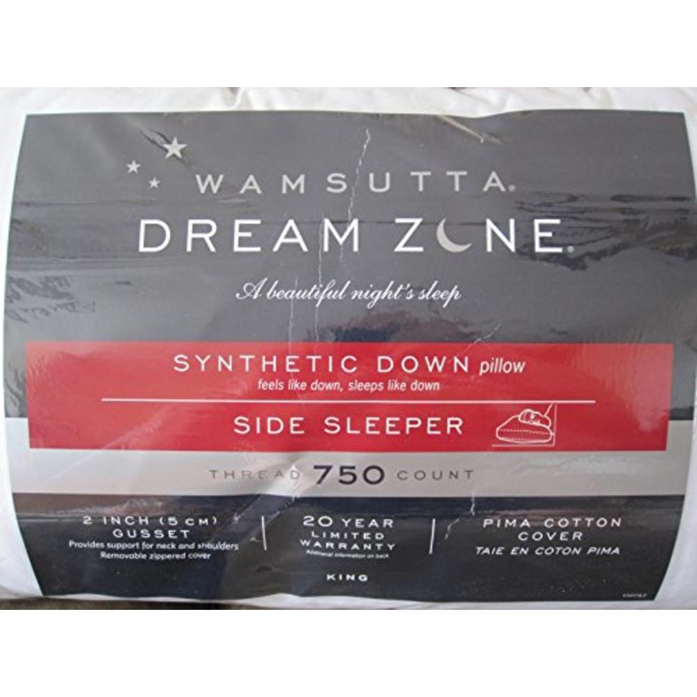 Wamsutta Dream Zone Synthetic Down Pillow Side Sleeper 750-Thread Count (King)