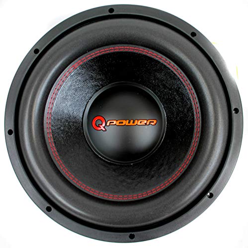 Q Power 15 Inch 4000 Watt Super Deluxe Subwoofer DVC Car Audio Sub | QP15-Super