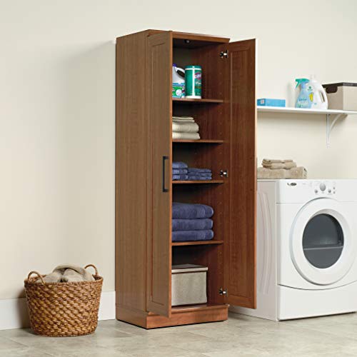 Sauder HomePlus Storage Cabinet, Sienna Oak finish
