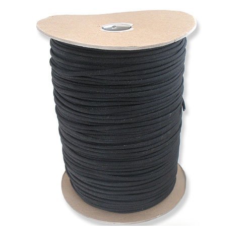 The US Military Manu 1000 Foot Black Parachute Cord Paracord Type III Military Specification 550