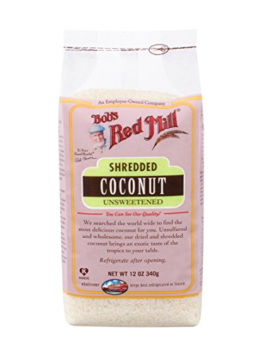 Bobs Red Mill Shredded Coconut, Unsweetened, 12 oz