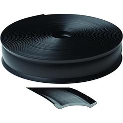 RV Designer E469, Heavy Duty Vinyl Insert Trim, 1 inch Wide, 100 foot Roll, Black