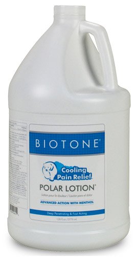 Biotone Polar Lotion - Cooling Pain Relief - 1 Gallon (128oz)