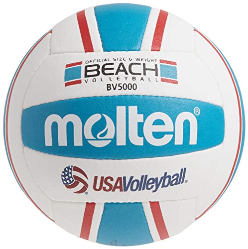 Molten Elite Beach Volleyball, Red/Blue