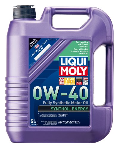 Liqui Moly 2050 Synthoil Energy A40 0W-40 Synthetic Motor Oil - 5 Liter