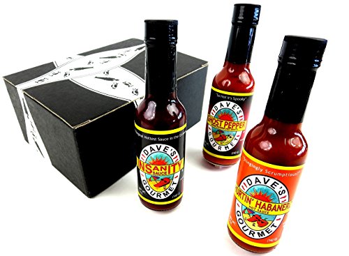 Black Tie Mercantile Daves Insanity Sauces 3-Flavor Variety ...