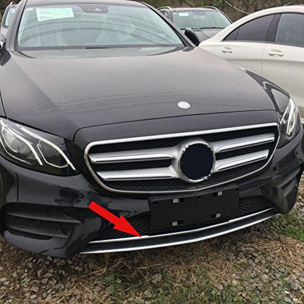 Beautost Fit For Mercedes-Benz New E-Class W213 E300 Sedan Sport 2017 2018 2019 2020 Chrome Front Lower Grill Grille Cover Trims