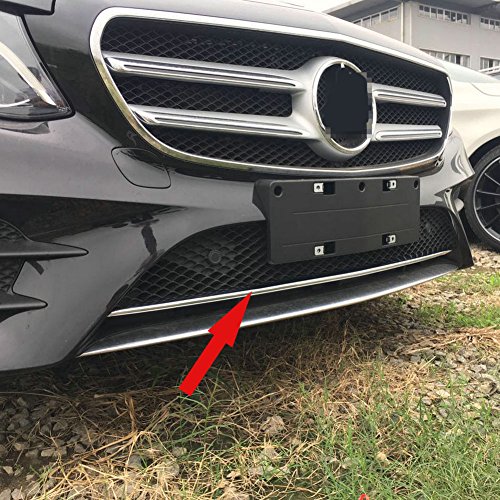 Beautost Fit For Mercedes-Benz New E-Class W213 E300 Sedan Sport 2017 2018 2019 2020 Chrome Front Lower Grill Grille Cover Trims