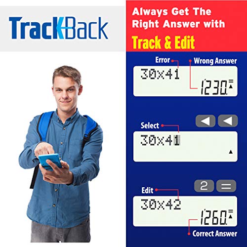 Datexx 2-Line TrackBack Business Slim Mini Desktop Calculator, DD-7622, Blue