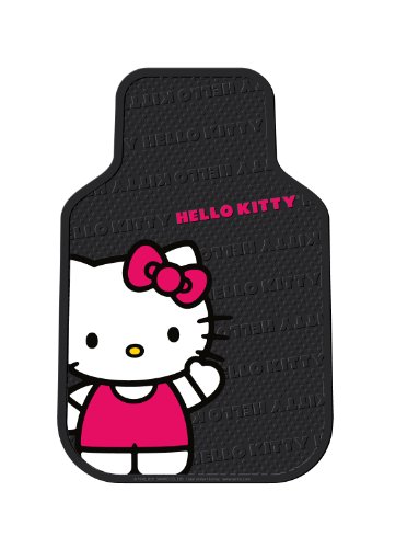 Plasticolor 001463R01 Sanrio Hello Kitty Waving Universal Fit Car Truck SUV Front Floor Mats Pair