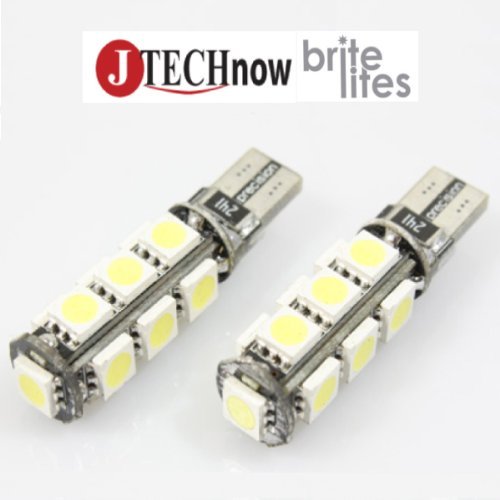 britelites Jtech 2 x T10 T15 13x5050 SMD LED CANBUS Error Free 906 912 921 Light bulb