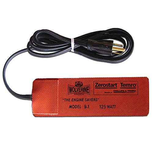 Zerostart 3400062 Silicone Pad Heater Engine Oil, Transmission Fluid,  Reservoir and Hydraulic Fluid Heater, 1½ x 6 | 120 Volts