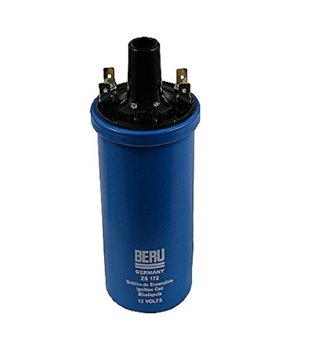 Beru AG Beru ZS172 Blue Ignition Coil with 3.3 Ohms Primary Resistance for Various 12v Applications