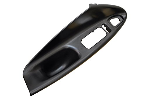PT Auto Warehouse FO-2087A-FL - Inside Door Panel Pull-Handle Switch Housing, Textured Black - for Convertibles, Driver Side Fro