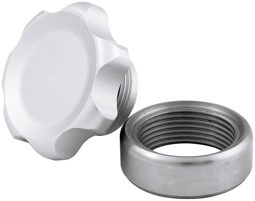 Allstar Performance ALL36161 Fill Plug Kit with Weld-in Steel Bung, Silver, Small