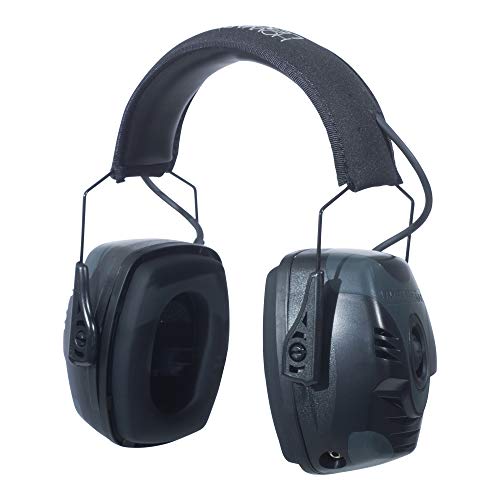 Howard Leight by Honeywell Impact Pro High Noise Reduction Rating Sound Amplification Electronic Shooting Earmuff for Indoor and