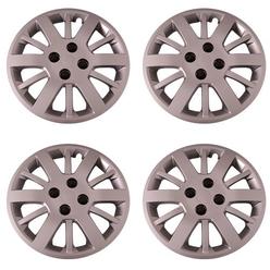 IWC Set of 4 Silver 15 Inch Chevy Cobalt 12 Spoke Replacement Hubcaps w/ Bolt On Retention System - Aftermarket: IWC453/15S