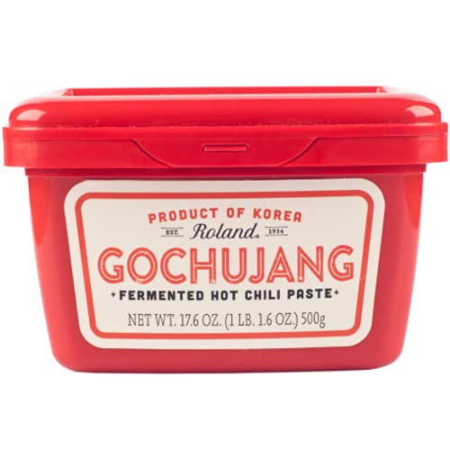 Roland Foods Gochujang, Korean Fermented Hot Chili Paste, 17.6 Oz