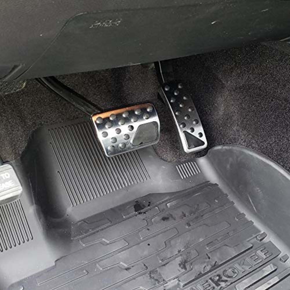 AutoBig Non-Slip Foot Gas Brake Pedal Cover Compatible with 2011-2021 Jeep Grand Cherokee Dodge Durango Accessories