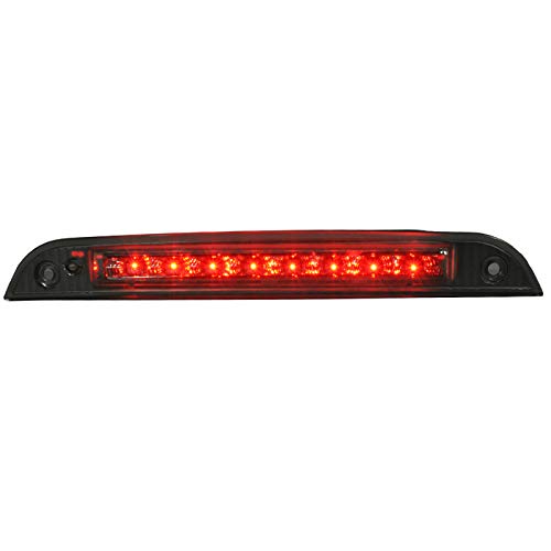 Spec-D Tuning Smoke Lens 3Rd Brake Lamp LED Compatible with Ford Focus Hatchback 2000-2004 Taillight Assembly
