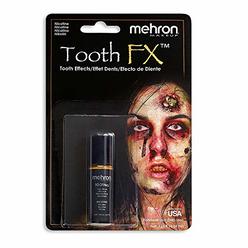 Mehron Makeup Tooth FX with Brush (.125 ounce) (Nicotine)