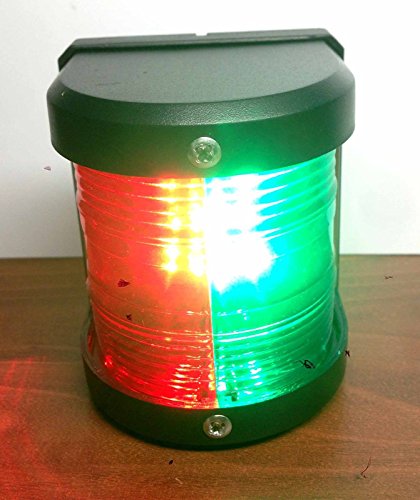 Pactrade Marine Boat Red & Green Bow LED Navigation Light Waterproof 2 Nautical Miles