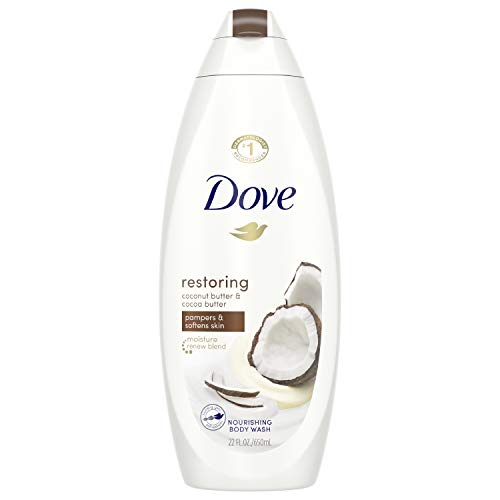 Dove Restoring Body Wash for Dry Skin Coconut Butter and Cocoa Butter Effectively Washes Away Bacteria While Nourishing Your Ski